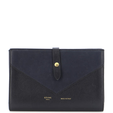 Celine Multifunction Strap Wallet Leather Large