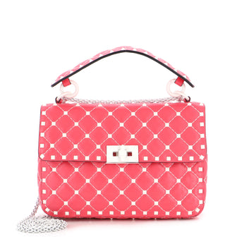 Valentino Garavani Free Rockstud Spike Flap Bag Quilted Leather Medium