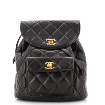 Chanel Vintage CC Pocket Backpack Quilted Lambskin Small
