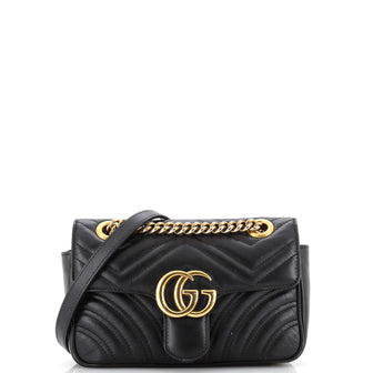 Gucci GG Marmont Flap Bag Matelasse Leather Mini
