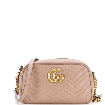 Gucci GG Marmont Shoulder Bag Matelasse Leather Small