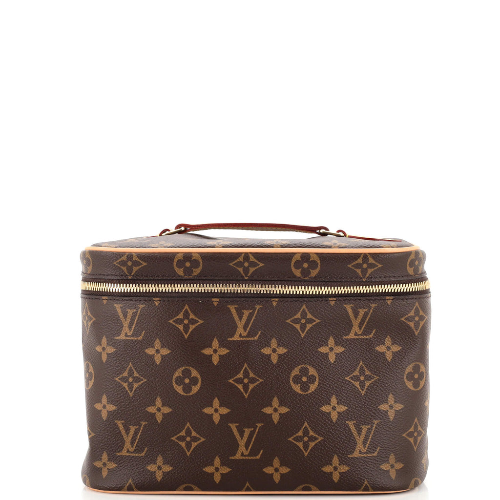 Louis Vuitton Monogram Nice Vanity Train Case - Brown Luggage and