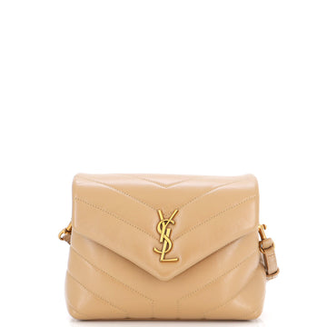Saint Laurent Loulou Shoulder Bag Matelasse Chevron Leather Toy