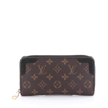 Louis Vuitton Retiro Zippy Wallet Monogram Canvas Brown 2251202