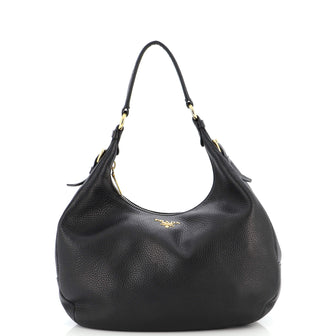 Prada - Black Vitello Daino Shopping Bag