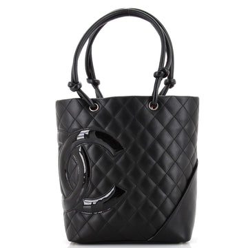 Chanel Cambon Tote Quilted Leather Medium