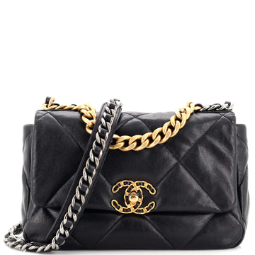 Chanel 19 Flap Bag Quilted Leather Medium