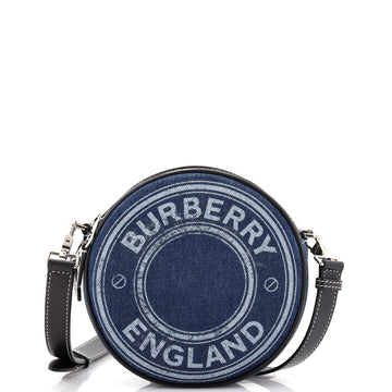 Burberry Louise Round Bag Canvas with Leather