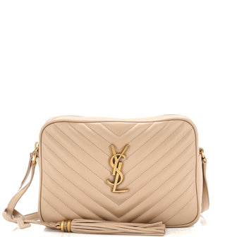 Saint Laurent Lou Camera Bag Matelasse Chevron Leather Small