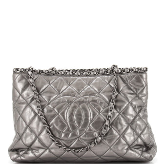 Chanel Chain Me Tote Quilted Glazed Calfskin Medium