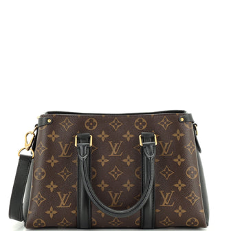 Louis Vuitton Soufflot Tote Monogram Canvas with Leather Bb Brown