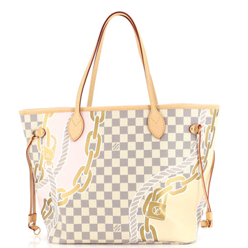 Louis Vuitton Neverfull NM Tote Limited Edition Nautical Damier MM