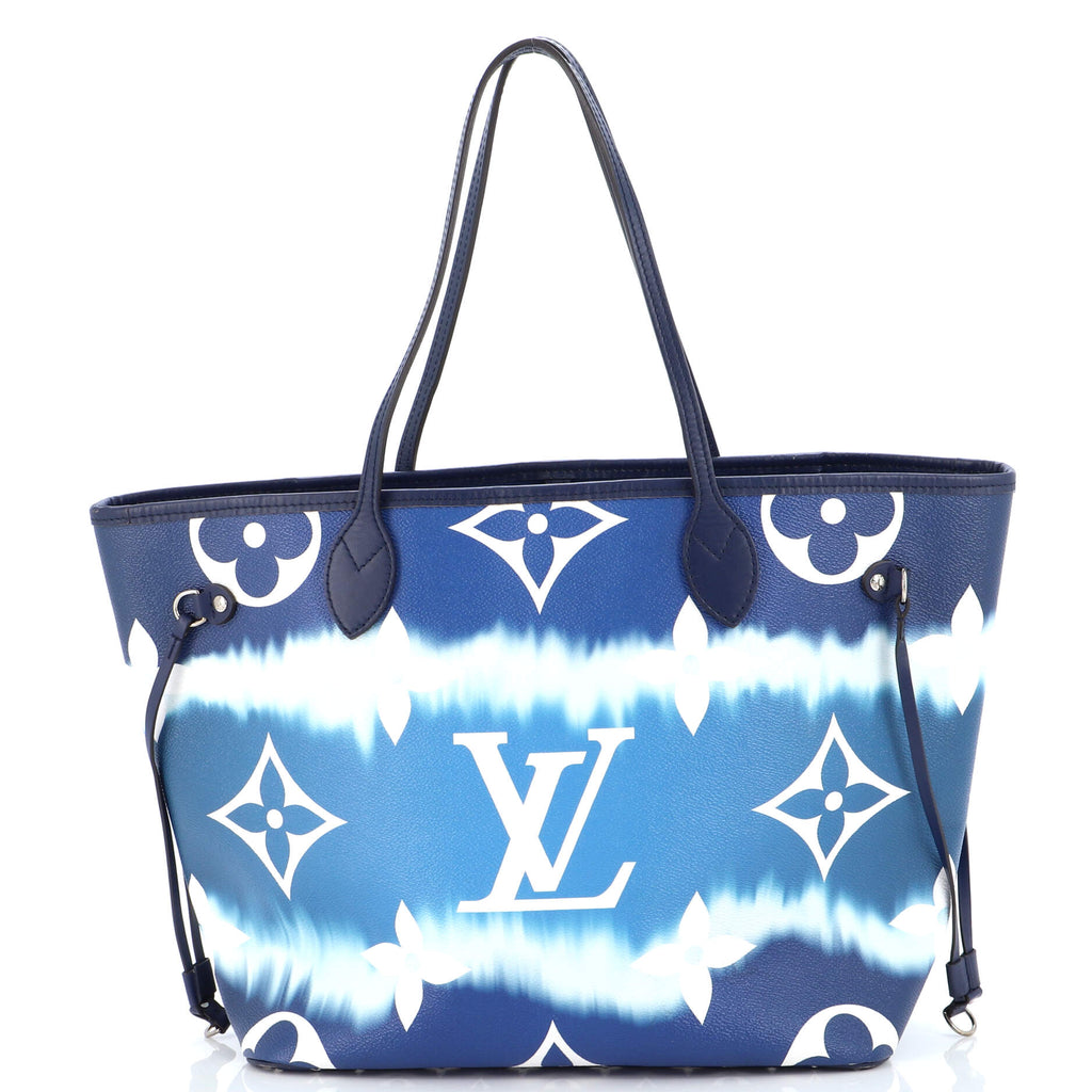 Louis Vuitton Neverfull NM Tote Limited Edition Escale Monogram Giant MM  Blue 9345863