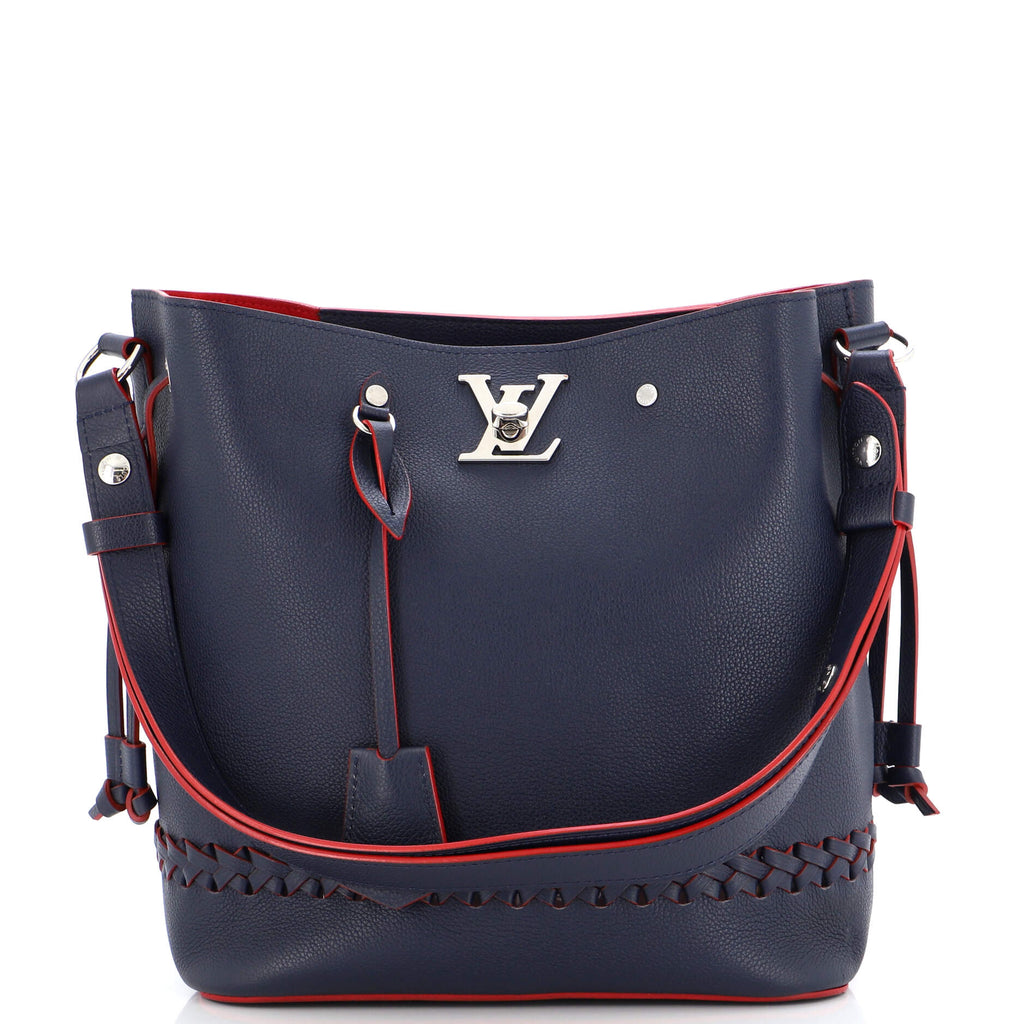 Louis Vuitton Lockme Bucket Bag Braided Leather