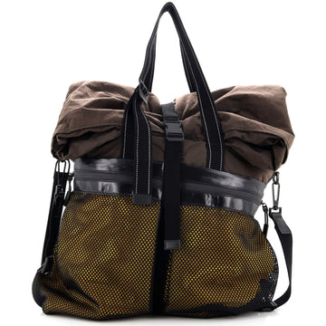 Bottega Veneta Paper Touch Fold Over Tote Nylon