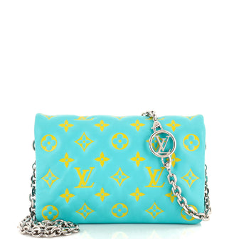 Louis Vuitton, Bags, Like New Louis Vuittonlambskin Embossed Pochette  Chain Bag