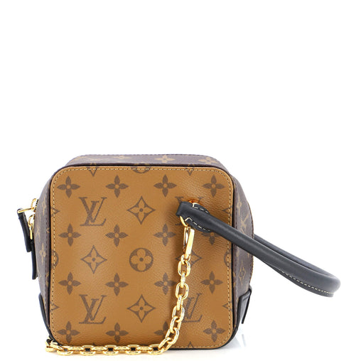ルイ・ヴィトン Louis Vuitton Square Bag Reverse Monogram Canvas Brown 22526262