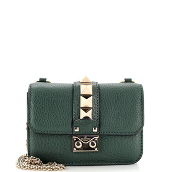 Valentino Garavani Glam Lock Shoulder Bag Leather Mini