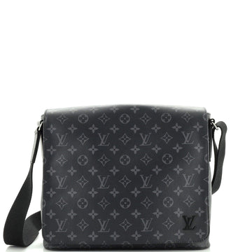 Louis Vuitton District Messenger Bag Monogram Eclipse Canvas MM