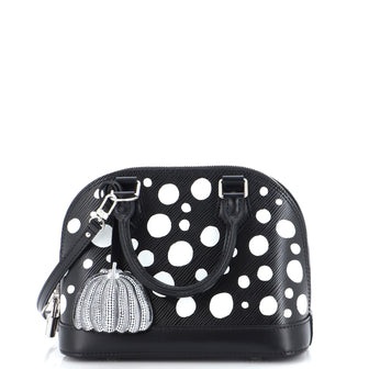 Louis Vuitton Alma Handbag Yayoi Kusama Infinity Dots Epi Leather BB