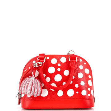 Louis Vuitton Alma Handbag Yayoi Kusama Infinity Dots Epi Leather BB