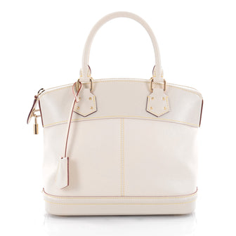 Louis Vuitton Suhali Lockit Handbag Leather PM White 2252701