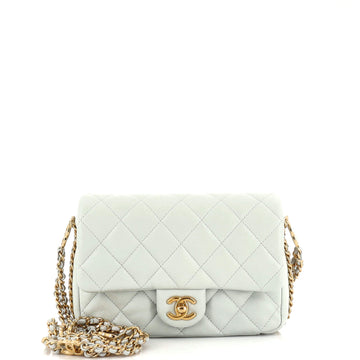Chanel CC You Flap Bag Quilted Lambskin Mini