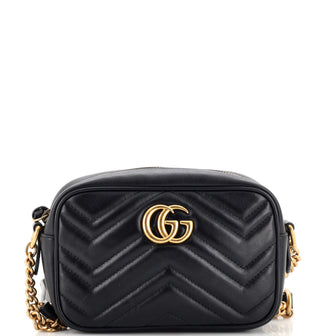 Gucci GG Marmont Shoulder Bag Matelasse Leather Mini