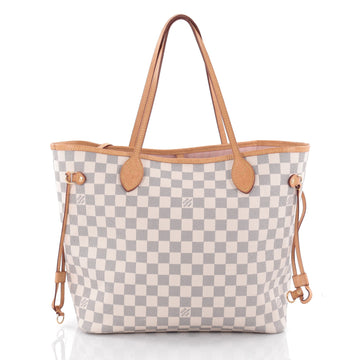 Louis Vuitton Neverfull NM Tote Damier MM White 2253501