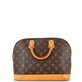 Louis Vuitton Vintage Alma Handbag Monogram Canvas PM