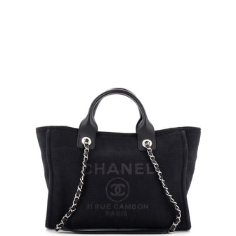 Chanel Deauville NM Tote Mixed Fibers Small