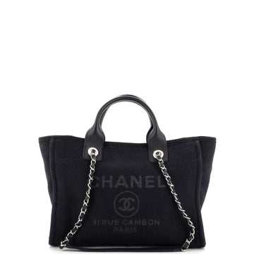 Chanel Deauville NM Tote Mixed Fibers Small