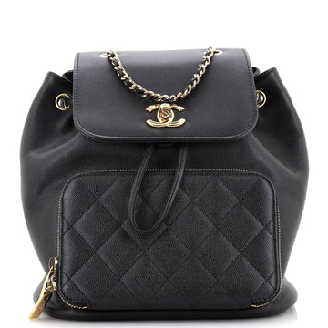 Chanel Business Affinity Backpack Caviar Small