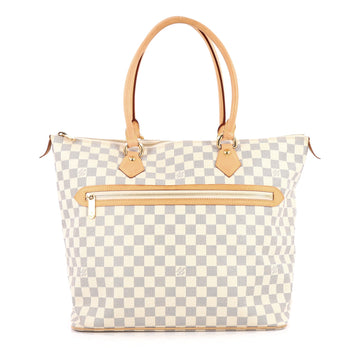 Louis Vuitton Saleya Handbag Damier GM Neutral