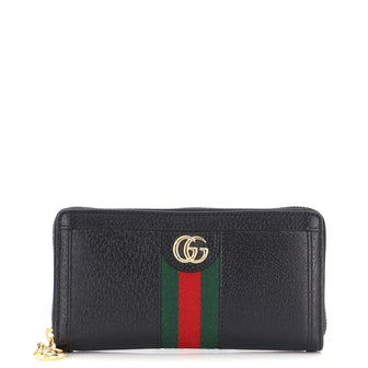 Gucci Ophidia Zip Around Wallet Leather
