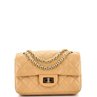 Chanel Reissue 2.55 Flap Bag Quilted Aged Calfskin Mini