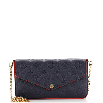 Louis Vuitton Felicie Pochette Monogram Empreinte Leather