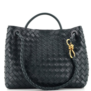 Bottega Veneta Andiamo Top Handle Bag Intrecciato Nappa Medium