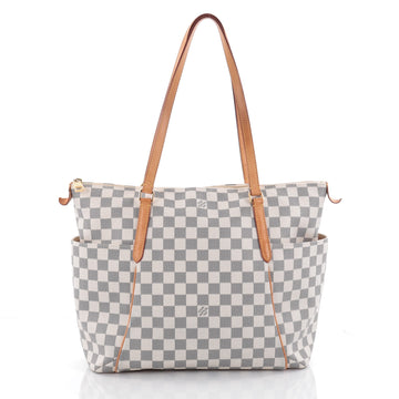 Louis Vuitton Totally Handbag Damier MM White 2255601