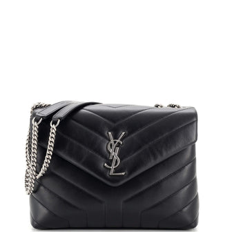 Shop Saint Laurent Small Loulou Matelass Leather Shoulder Bag