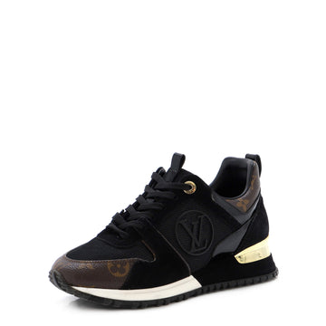 Louis Vuitton Women's Run Away Sneakers Mesh with Monogram Canvas and Suede