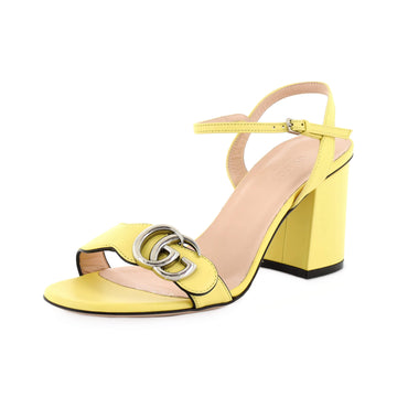 Gucci Women's GG Marmont Block Heel Sandals Leather
