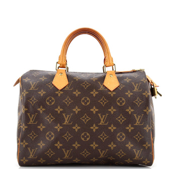Louis Vuitton Speedy Handbag Monogram Canvas 30