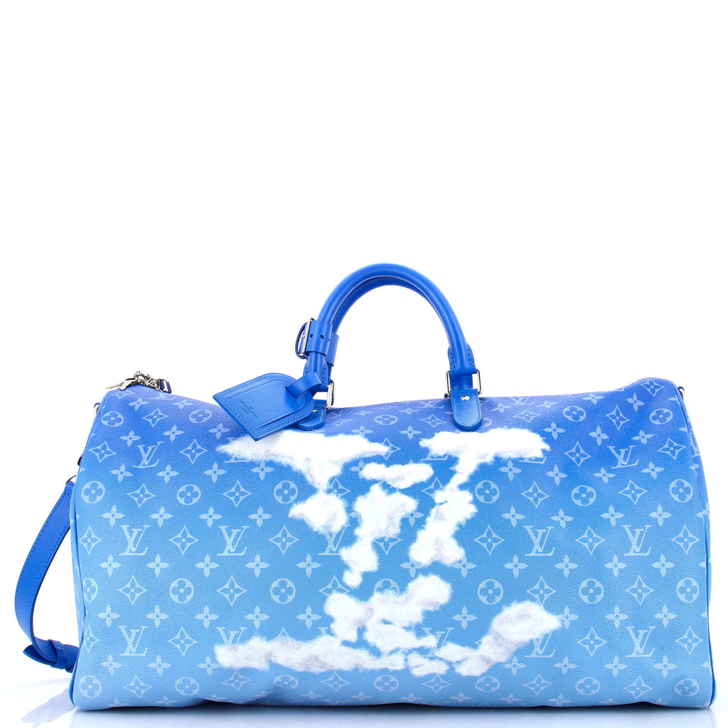 Louis Vuitton 2020 Monogram Clouds Keepall 50 - Blue Carry-Ons, Luggage -  LOU362183