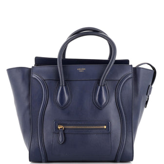 Celine Luggage Bag Smooth Leather Mini