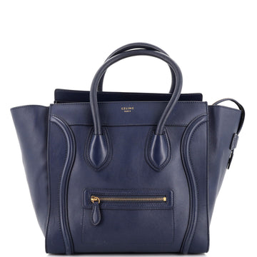 Celine Luggage Bag Smooth Leather Mini