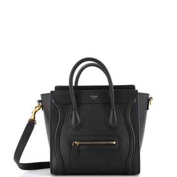 Celine Luggage Bag Smooth Leather Nano