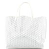 Goyard Anjou Reversible Tote Coated Canvas GM White 2256591