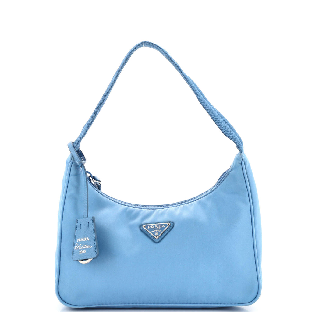 Prada - Excellent - Tessuto Nylon Re-Edition re-edition 2000 Blue Shoulder  Bag