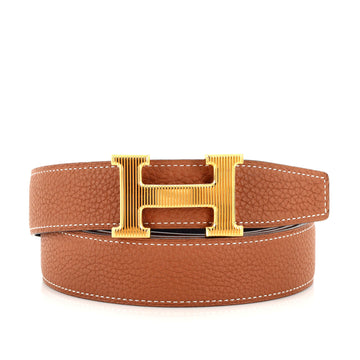 Hermes Constance Reversible Belt Leather Wide